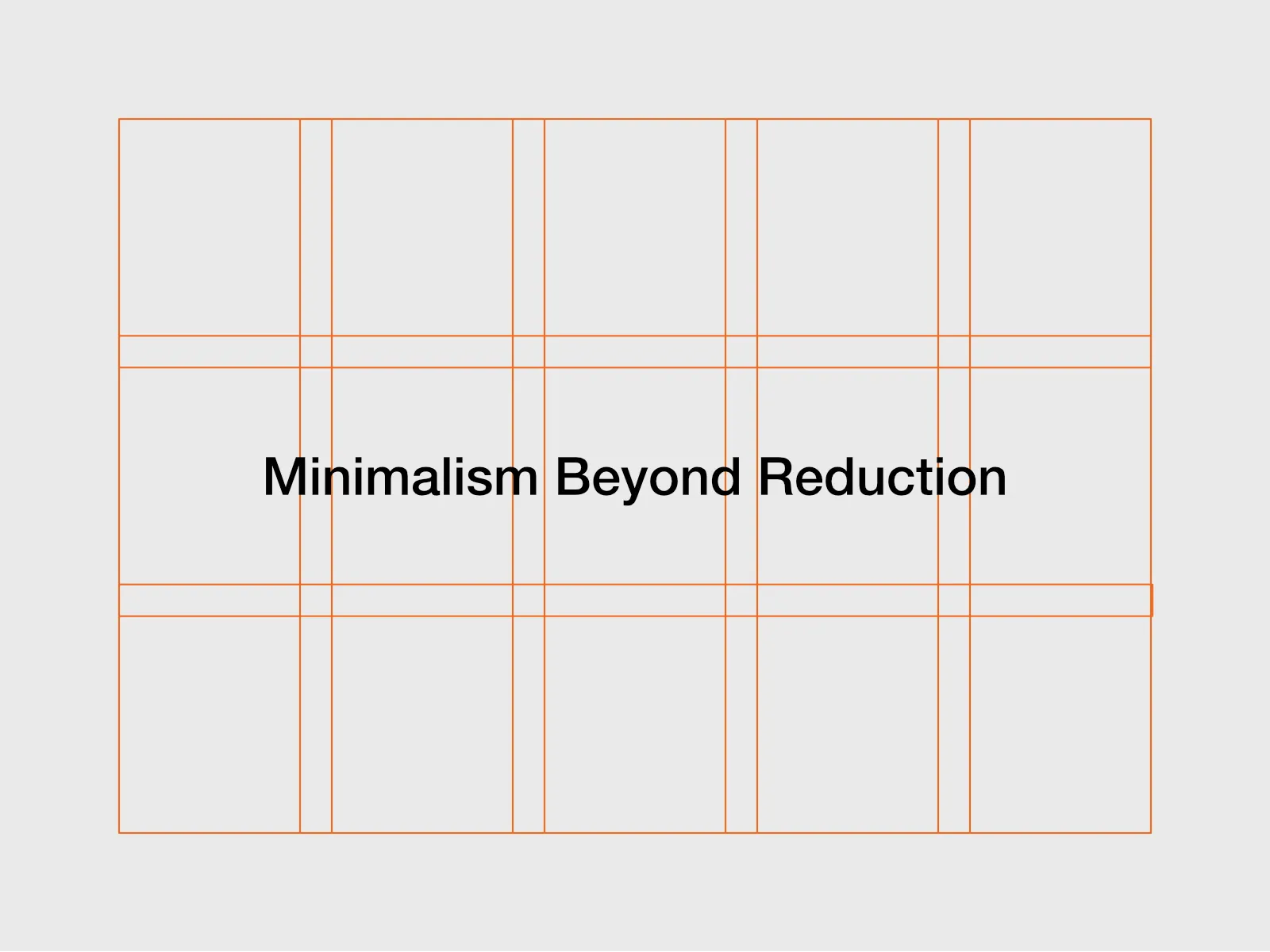 Minimalism Beyond Reduction